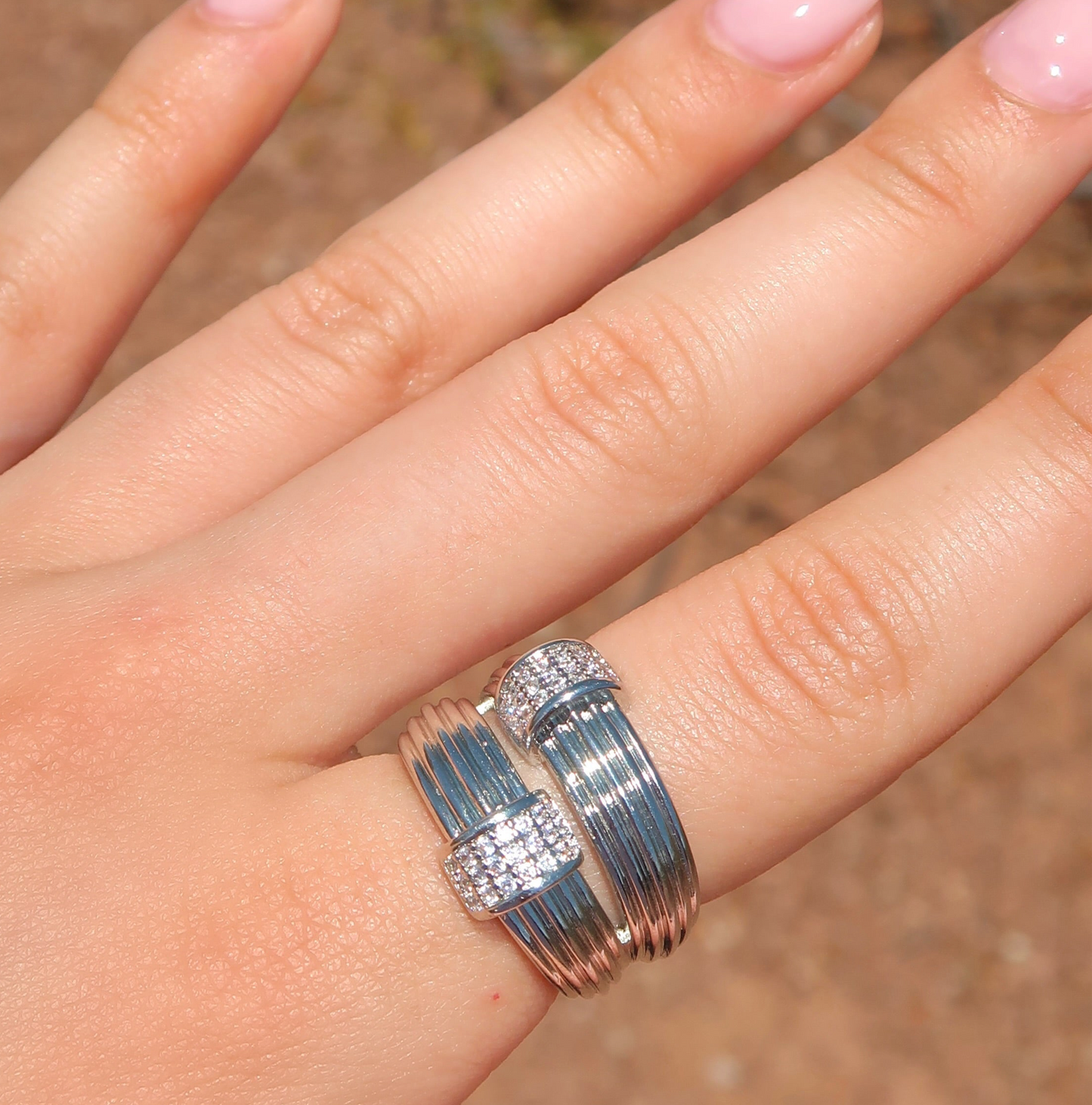 Double Stack Ring - Silver