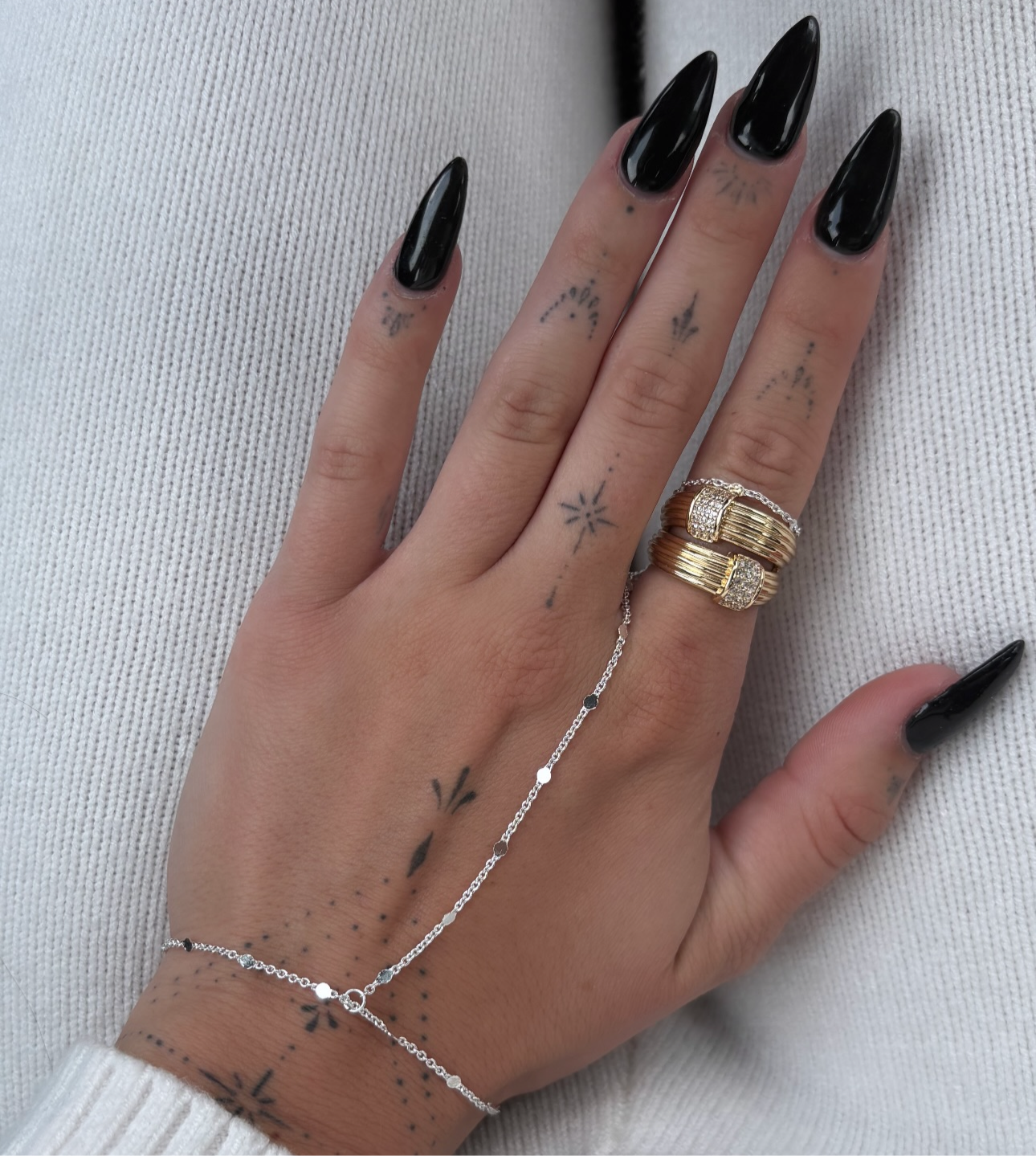 Double Stack Ring - Gold