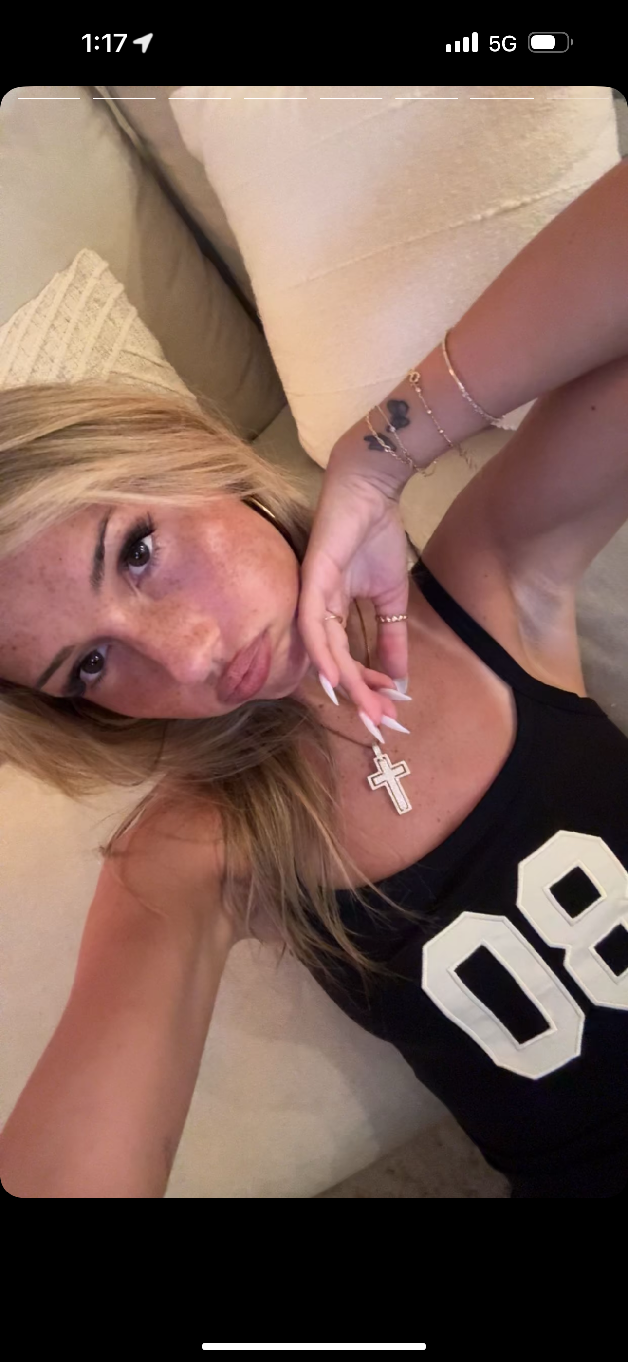 Icy Cross Necklace