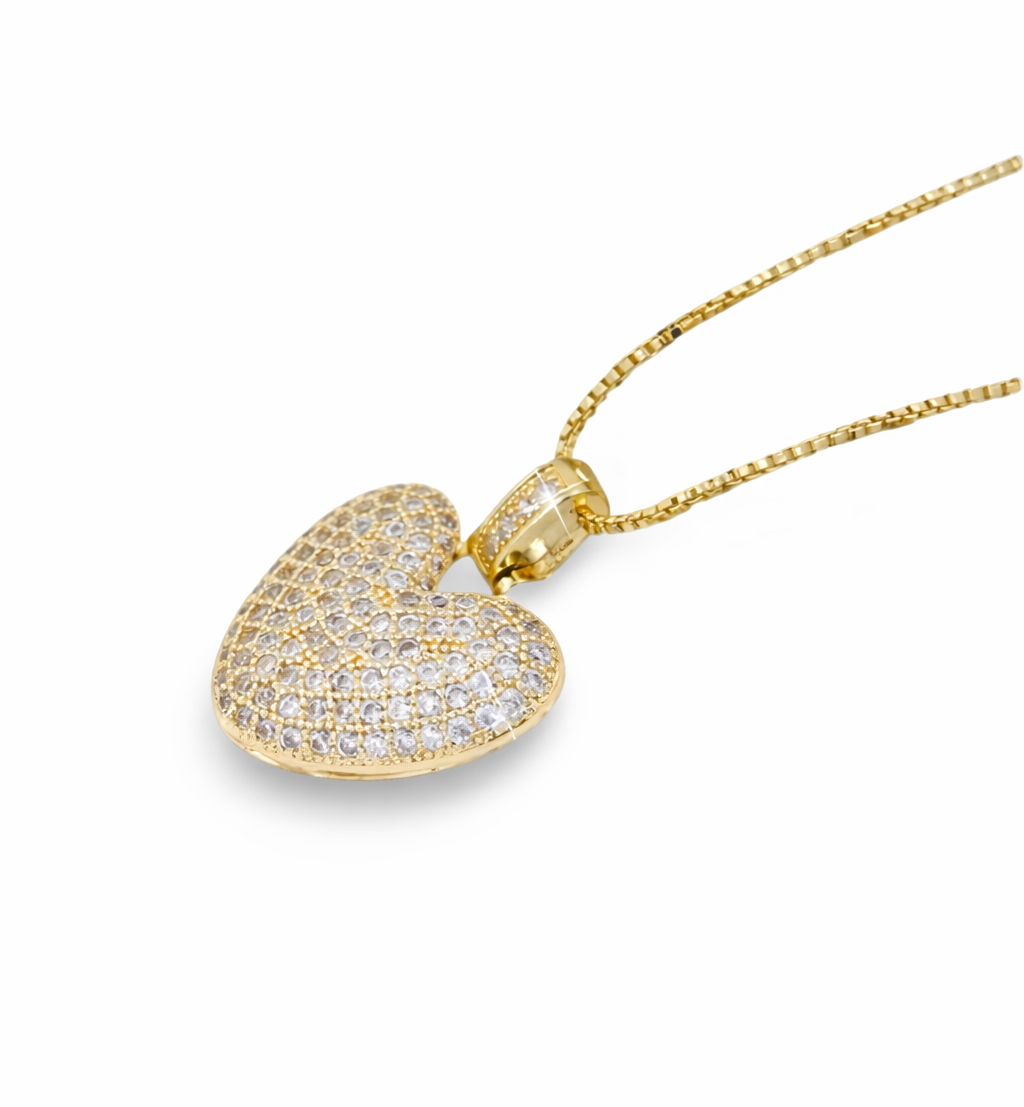 Bling Heart Necklace