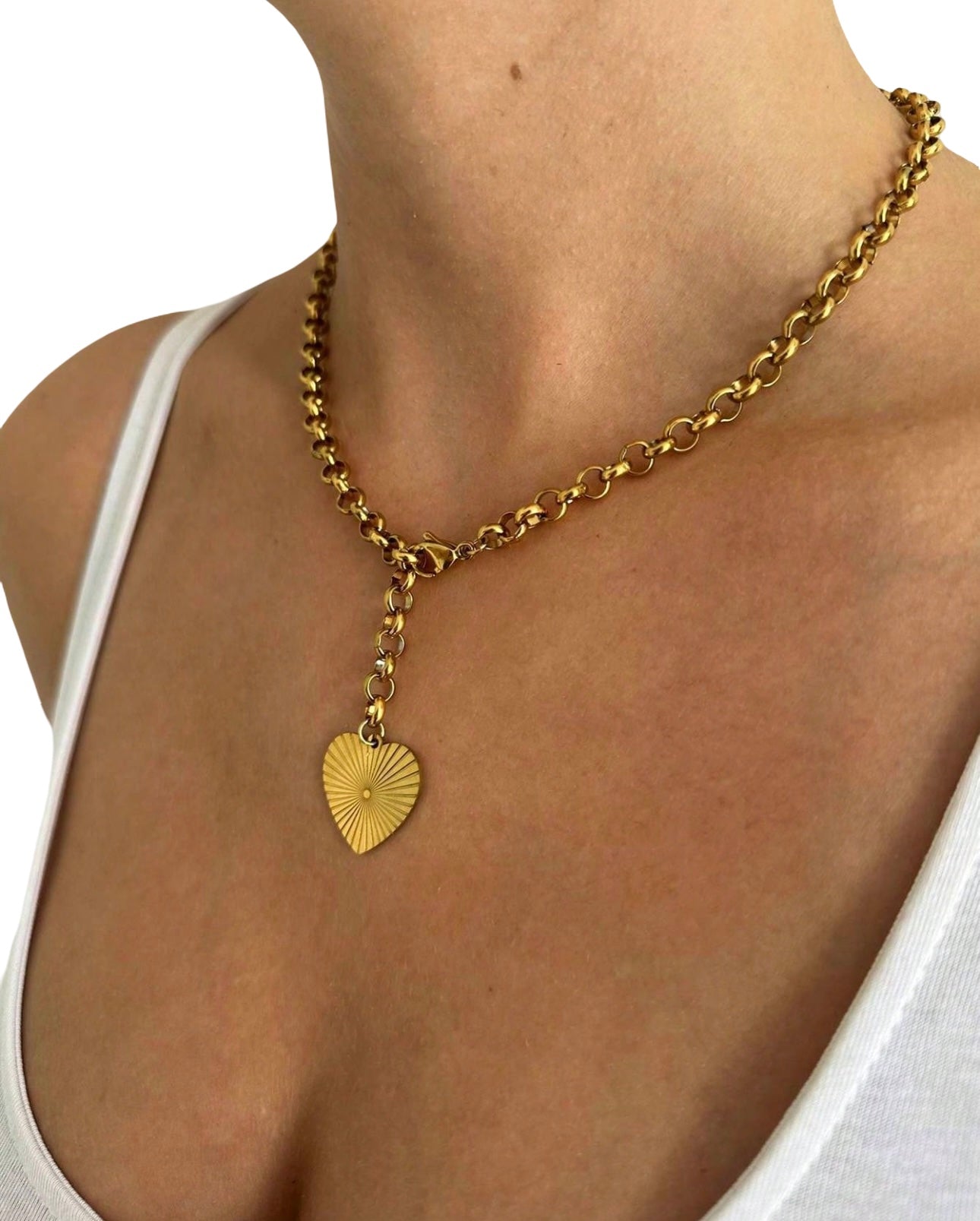 Heart Chain Necklace