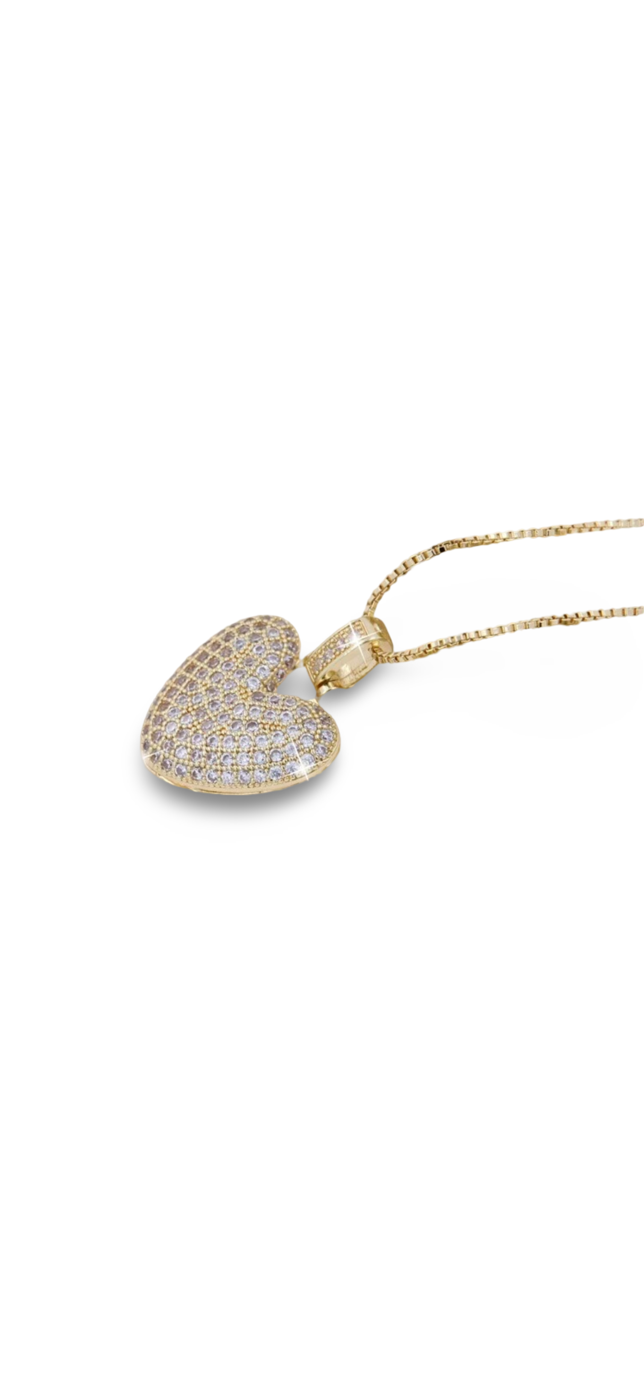Bling Heart Necklace