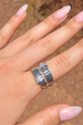 Load image into Gallery viewer, Double Stack Ring - Silver
