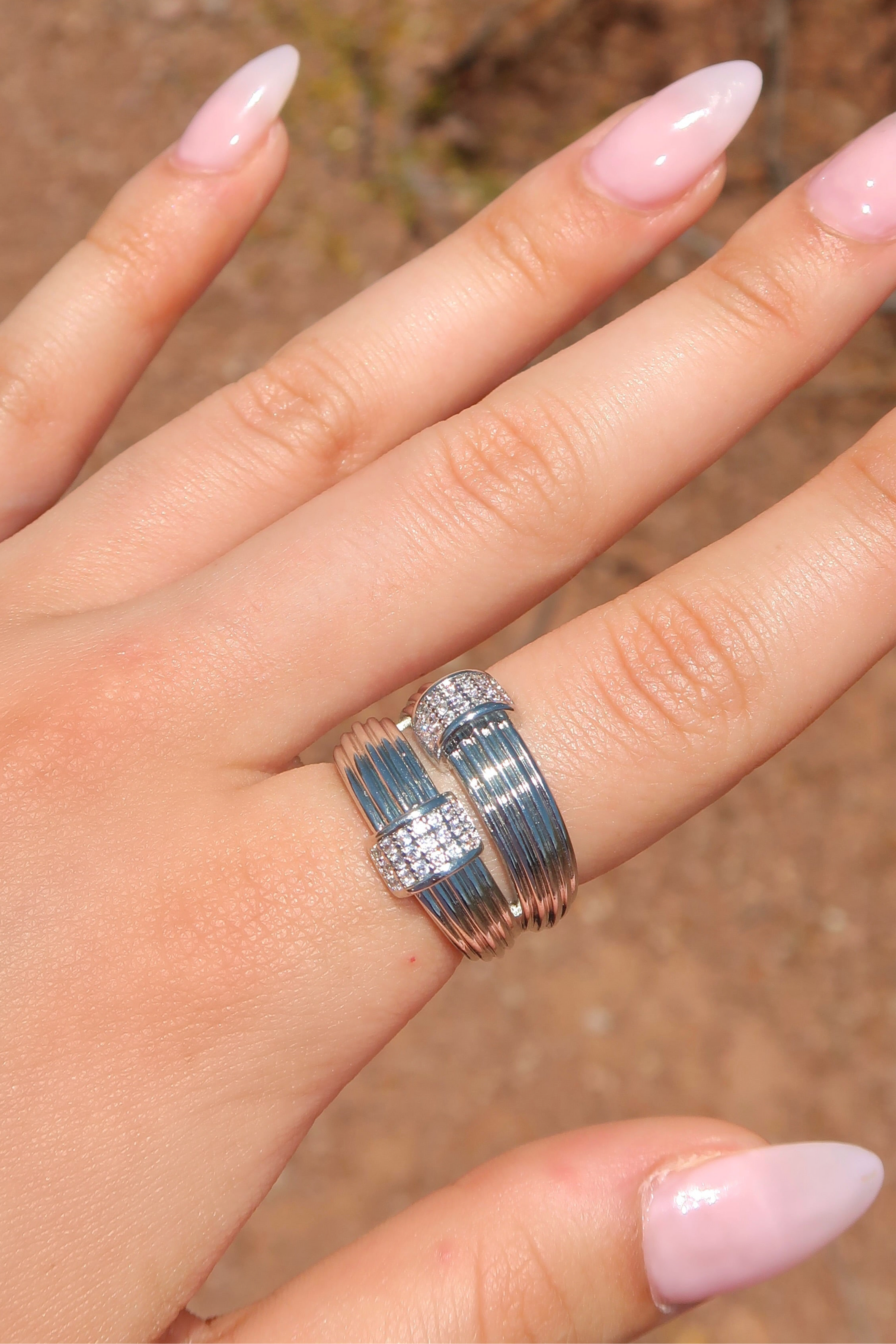 Double Stack Ring - Silver