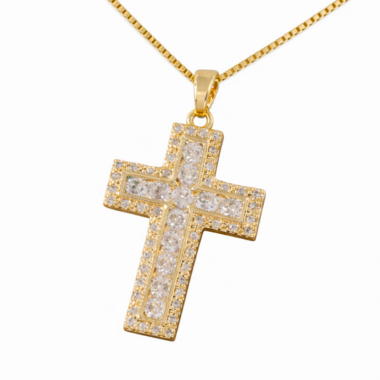 Mini Icon Cross Necklace