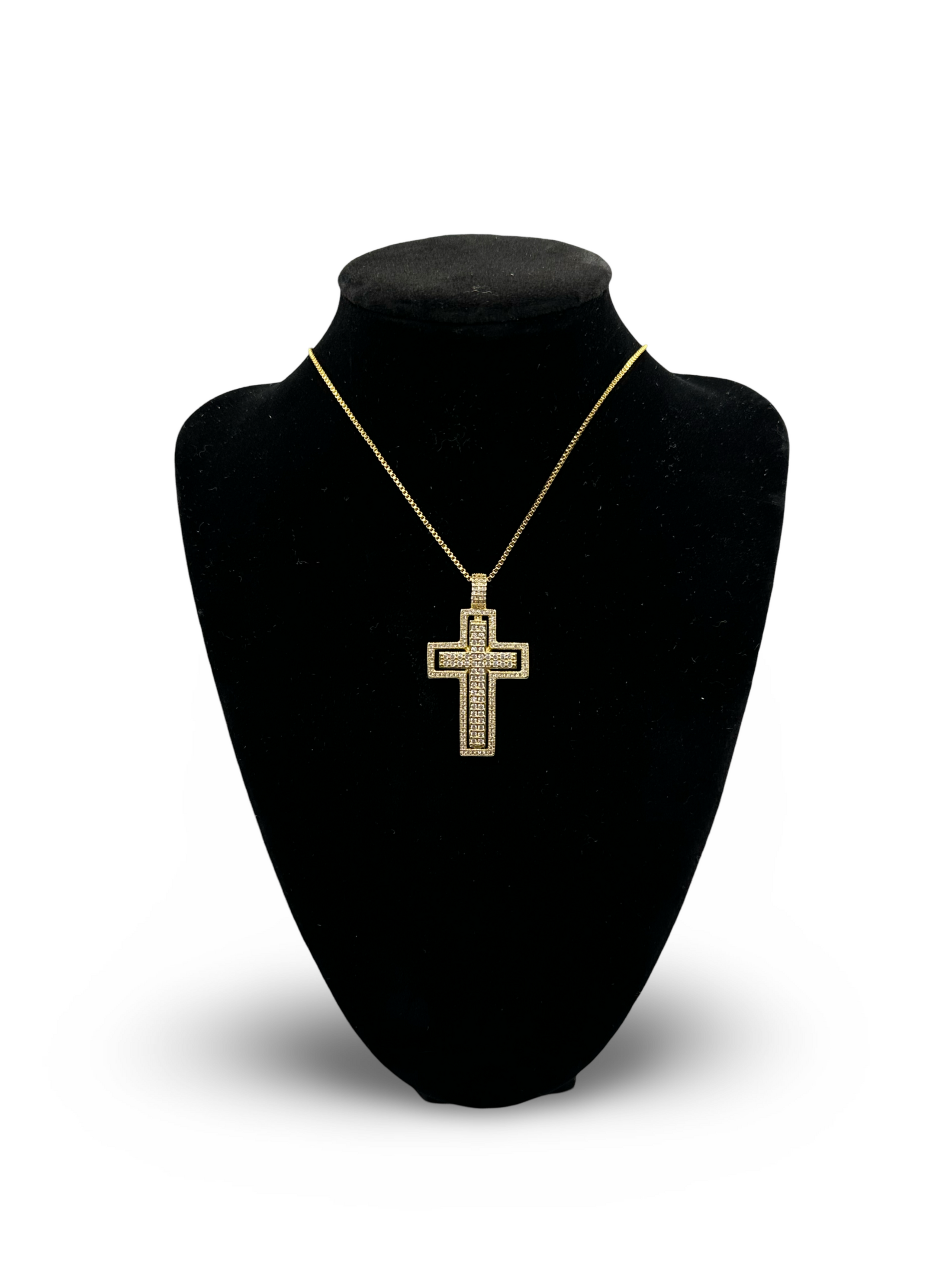 Icy Cross Necklace